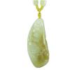 2.4" China Certified Nature Hetian Nephrite Jade Arhat Amulet Fine Carved Necklace Pendants 0957 view 1