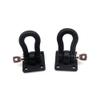 1 Pair Metal Trailer Hook Black for 1/10 RC Crawler SCX10 TRX-4 Truck view 1