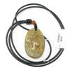 1.6" China Certified Nature Hetian Nephrite Jade Fortune Rat and Ruyi Fine Carved Necklace Pendants 0096 view 1