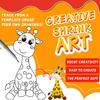 225PCS Shrinky Dink Sheets Keychains Kit,Shrink Plastic Sheets Kit with 25PCS Shrinky Dink Paper,100PCS Keychains and Open Iron Ring for Kids Creative Craft Marking,Handprint(8x5.7inch/20x14.5cm) view 2