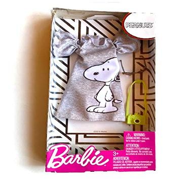Barbie Clothes: Peanuts Snoopy Dess Doll & 2 Accessories