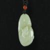 1.8" China Certified Nature Hetian Nephrite Jade Tiger and Ruyi Fined Carved Necklace Pendants 0997 view 3