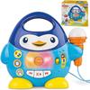 Toddler Karaoke Machine: Fun Musical Toys for Toddlers 1-3 & 3-5 | Ideal Kids Karaoke Machine for Boys | Engaging Toddler Toys 2-3 for Aspiring Little Singers (Penguin) view 1