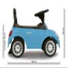 Jamara 460327 Push car, Bobbycar, Blue view 3
