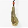 1.8" China Certified Nature Hetian Nephrite Jade Wealth Rat and Ancient Coin Fine Carved Necklace Pendants view 2