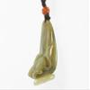 1.8" China Certified Nature Hetian Nephrite Jade Wealth Rat and Ancient Coin Fine Carved Necklace Pendants view 3