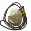 1.7" China Certified Nature Hetian Nephrite Jade Fortune Rat Fine Carved Necklace Pendants view 3