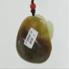 1.7" China Certified Nature Hetian Nephrite Jade Fortune Rat Fine Carved Necklace Pendants view 4