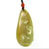 2" China Certified Nature Hetian Nephrite Jade Auspicious Tiger Fine Carved Necklace Pendants view 1