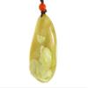 2" China Certified Nature Hetian Nephrite Jade Auspicious Tiger Fine Carved Necklace Pendants view 2