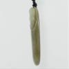 2.9" China Certified Nature Hetian Nephrite Jade Auspicious Eagle Hand Carved Pendants Hand Piece view 4