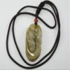 2" China Certified Nature Hetian Nephrite Jade Wealth Rat and Ingot Hand Carved Necklace Pendants view 2
