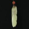 1.8" China Certified Nature Hetian Nephrite Jade Auspicious Smart Tiger Fine Carved Necklace Pendants view 4
