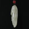 2" China Certified Nature Hetian Nephrite Jade Wealth Pixiu and Ruyi Fine Carved Necklace Pendants view 4