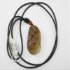 1.7" China Certified Nature Hetian Nephrite Jade Blessing Bat and Ruyi Fine Carved Necklace Pendants view 2