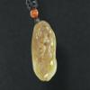 1.7" China Certified Nature Hetian Nephrite Jade Blessing Bat and Ruyi Fine Carved Necklace Pendants view 3