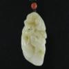1.9" China Certified Nature Hetian Nephrite Jade Wealth Pixiu and Gourd Hollow Carved Necklace Pendants view 1