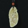 1.9" China Certified Nature Hetian Nephrite Jade Wealth Pixiu and Gourd Hollow Carved Necklace Pendants view 3