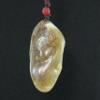 2.2" China Certified Nature Hetian Nephrite Jade Wealh Pixiu and Bat Fine Carved Necklace Pendant view 2