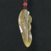 2.2" China Certified Nature Hetian Nephrite Jade Wealh Pixiu and Bat Fine Carved Necklace Pendant view 4