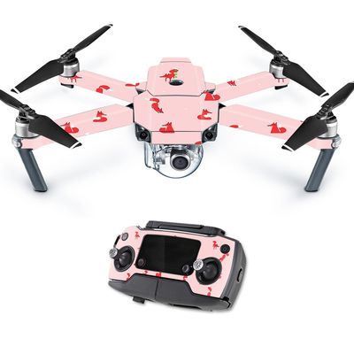 MightySkins Skin Compatible with DJI Mavic Pro Quadcopter Drone - Winter Fox Pattern | Protective, Durable, and Unique Vinyl Decal wrap Cover | Easy to Apply, Remove | Made in The USA