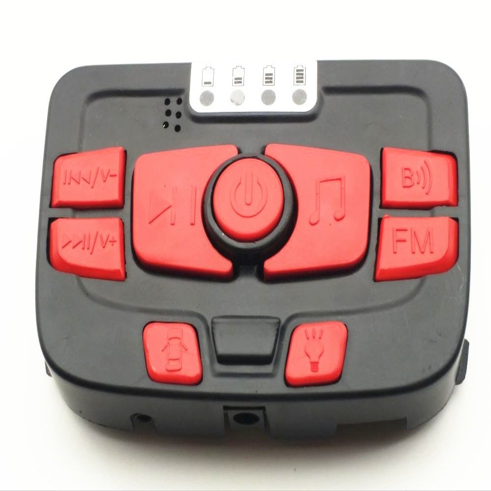 12V Children Electric Vehicle Power Medium Control Switch Multi-Function Bluetooth Connection Music Power Display Circuit Board Centre Panel Powered Wheel Replacement Parts