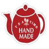 cotta 1715 Stickers, Teapot, Red, 0.9 x 1.3 inches (2.3 x 3.2 cm), Pack of 100 view 1