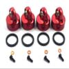 Dhawk Racing CNC Aluminum Shock Caps Red for Traxxas Unlimited Desert Racer (UDR) view 1