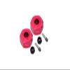 Aluminum Wheel Hex Adapters 9mm For Arrma 1:10 GRANITE/BIG ROCK 3S / BIG ROCK V3 3S / VORTEKS 3S / 1:8 VENDETTA 3S - 1Pr Set Red view 1