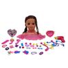 Happy Friend 504113 doll head, makeup, brown view 1