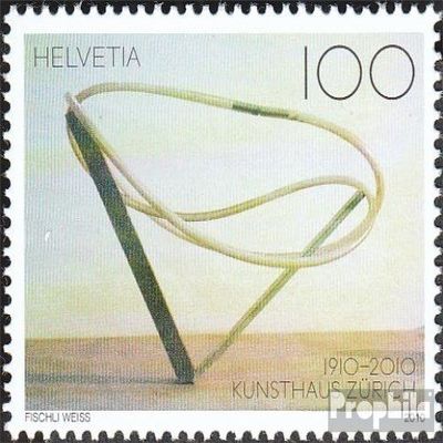 Switzerland 2158 (Complete.Issue.) unmounted Mint/Never hinged ** MNH 2010 Kunsthaus Zurich (Stamps for Collectors) Sculptures