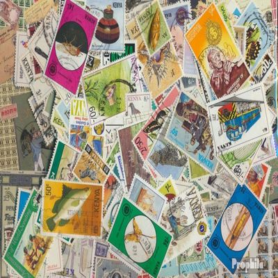 Prophila Collection Kenya 200 Various Stamps (Stamps for Collectors)
