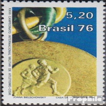 Brazil 1557 (Complete.Issue.) unmounted Mint/Never hinged ** MNH 1976 Military Athletik WM (Stamps for Collectors) Military/Knight