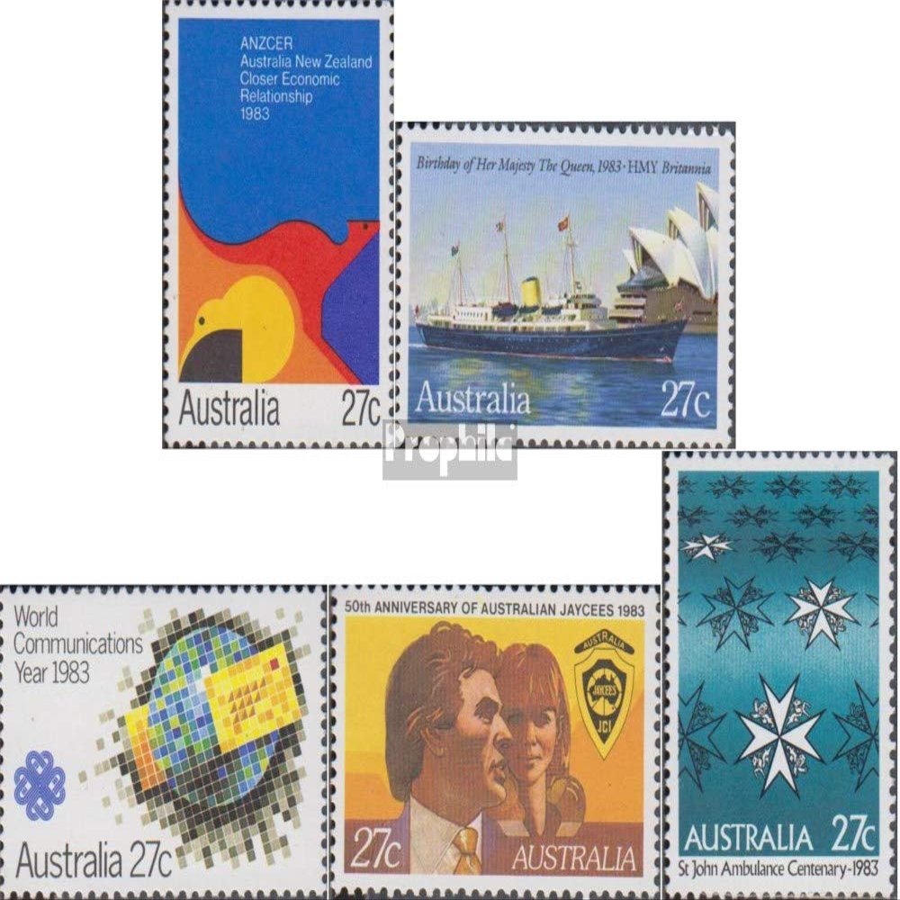 Australia 830,835,836,837,838 (Complete.Issue.) unmounted Mint/Never hinged ** MNH 1983 Economy, Elizabeth, Saint John U (Stamps for Collectors) Seafaring/Ships