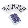 S&S Worldwide Jumbo Bingo Calling Cards. 5-3/4" High Cards with 1-3/4" High Numbers and Letters can be Read from 50 Feet or More. view 1