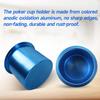 GSE Games & Sports Expert Jumbo Aluminum Cup Holder, Drop-in Cup Holder for Casino Poker Tables, Work Desks, Boats, RVs, Cars & Trucks (Blue, 10-Pack) view 3