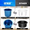GSE Games & Sports Expert Jumbo Aluminum Cup Holder, Drop-in Cup Holder for Casino Poker Tables, Work Desks, Boats, RVs, Cars & Trucks (Blue, 10-Pack) view 4