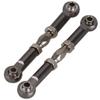 2 Pcs 166017 106017 RC1:10 Aluminum Alloy Front/Rear Linkage for HSP Off Road Trucks Model Car (Silver) view 1