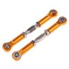 2 Pcs 166017 106017 RC1:10 Aluminum Alloy Front/Rear Linkage for HSP Off Road Trucks Model Car (Golden) view 1