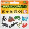 Safari Ltd. Good Luck Minis Rainforest Fun Pack  8 Mini Figurines Including Snake, Frogs, Butterfly, Chimpanzee, Orangutan, Caiman, Bear  Educational Toy Figures for Boys, Girls & Kids Ages 5+ view 1