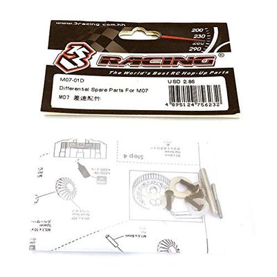 Differential Spare Parts for M07 / 3Racing / M07-01D