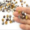 Dollhouse Miniature Food 50 Chocolate Ball Bread Dollhouse Food Decoration Accessory 14843 view 4