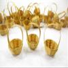 10 Dollhouse Miniature Wicker 3 cm Bread Vegetable Fruit Mini Basket 14853 view 3