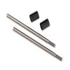 Traxxas 8161 3mm x 57mm Gts Shock Shafts, Silver view 1