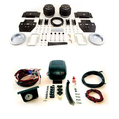 Air Lift 88299 25592 Rear Set of Load Lifter 5000 Ultimate Series Air Springs with Load Controller II Compressor System Bundle for Toyota Tundra