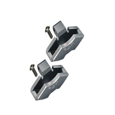 GPM Upgrades Aluminum Front/Rear Brake Caliper for 1/7 Unlimited Desert Racer (85076-4) Rc Cars (Gray)