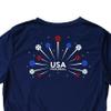 Patriotic Pickleball Ladies Performance T-Shirt view 3