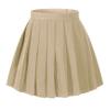 Beautifulfashionlife Girl's Pleated A-line Skirt Fancy up Dress (XS,Khaki) view 1