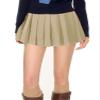 Beautifulfashionlife Girl's Pleated A-line Skirt Fancy up Dress (XS,Khaki) view 2
