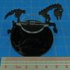 LITKO Skeletal Steed Character Mount | Warhorse Skeleton | Role Playing Games | Compatible with Dungeons & Dragons and Pathfinder Games (Black, 50mm Circular Base) view 3